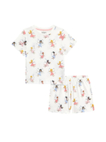 ชุดนอนเด็กเล็กผู้หญิง Pure Cotton Fairies Pyjamas สีขาว