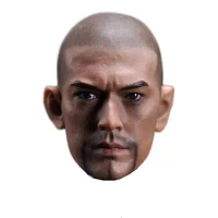 1/6 Scale Head Carving Takeshi Kaneshiro Asian Star Male Model PVC Monk Bald Suitable 12-Inch Action Figure Body Doll