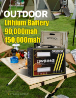 Portable Power Station 300W/ 90000mah / 150000mah / AC 220V Output Emergency Power Supply Solar Powe