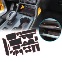 For Ford Ranger 2023+ silicone car styling car door slot pad sticker car interior protection accessories