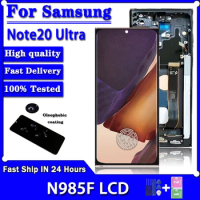 Super AMOLED for Samsung Note20 Ultra 5G N985F N986B Lcd Display Digital Touch Screen Parts Note20Ultra Display With Frame