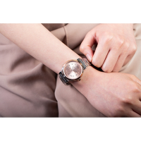 LICORNE 力抗錶 永恆時光系列 優雅手錶-粉x銀/32mm