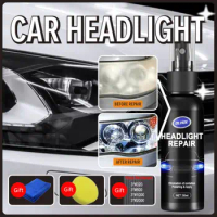 Car Headlight Restoration Polishing Kits Restorative Liquid Headlamp Scratch Remover Repair Cleaning Paste Care Refurbish