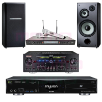 【音圓】S-2001 N2-550+Zsound TX-2+SR-928PRO+TDF M-103(點歌機4TB+擴大機+無線麥克風+喇叭)