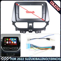 For 2022 SUZUKI BALENO 10INCH Car Radio Android Stereo audio screen multimedia video CD player navigation cables Harness frame