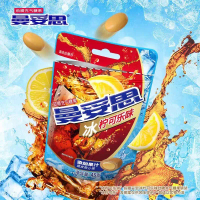 [MENTOS] Gula-Gula Kenyal Berudara–Perisa Lemon Ais Cola 45G [MENTOS] Chewy Inflated Candy–Icy Lemon