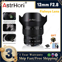 AstrHori 12mm F2.8 Full Frame Ultra Wide Angle Fisheye Lens for Fujifilm G GFX GFX100 GFX50r Sony E Canon RF Nikon Z Leica L