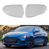 Car Heated Rear Mirror Glass Lens Rear Mirror Glass Lens For Hyundai Elantra 2016-2022 Side Mirror Lens Car Accessories