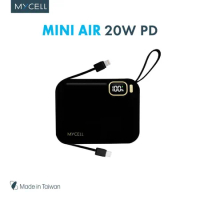 MYCEll Mini Air 20W PD 10000 行動電源 MY-PC-049_奶茶色