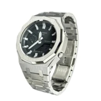 Hontao GA2100 Casioak 3rd Gen 12 points Bezel Stainless Steel Watch Case Band for Casio G Shock GA-2100/B2100/2110