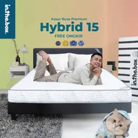 Kasur Busa IN THE BOX HYBRID 15 - FREE Bantal 90 x 200