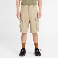 【Timberland 官方旗艦】男款檸檬黃休閒工裝短褲(A2C5ADH4)