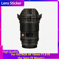 For VILTROX AF 16mm F1.8 FE for Sony FE Mount Lens Sticker Protective Skin Decal Anti-Scratch Protector Film AF16F1.8 16/1.8 FE