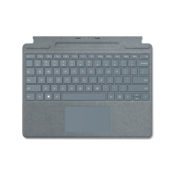微軟 Microsoft Surface Pro 11/10/9/8/X 實體鍵盤 筆可無線充電 繁體中文 冰藍 8XB-00058 不含手寫筆