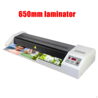 A1 Photo Laminator Hot Cold Laminator Genuine HD-650 laminating machine Maximum plastic size is 650mm Fast Speed Film Laminating