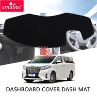Smabee Dash Mat Dashmat for Toyota ALPHARD 30 Series Vellfire AH30 Car Anti-Slip Dashboard Cover Pad Sunshade Carpet Accessories