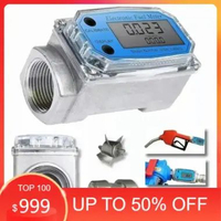 Temukan Water Flow Meter 1.5" Inch Turbine Digital Tester Solar 1.5 Inci NPT WG1 Fuel Diesel WG-1 Ai
