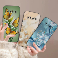 Ốp lưng dành cho Samsung S10 / S10 5G / S10 Plus / S10e in hình hoa xinh dành cho nữ, bảo vệ camera