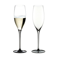 Riedel 黑色杯梗 Sommeliers Black Tie系列 Vintage Champagne 香檳杯 手工水晶杯 330ml 單入