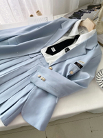 jk制服套裝女黑色西裝半裙炸街兩件套2021年秋季時尚學生職業裝