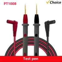 Electronic Test Leads Test Probes Multimeter Leads Gold Plated Super Sharp Tips Silicone Test Lines PT1008 20A 1000V