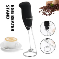 Egg Beater Stand Stainless Steel Coffee Rack Mixer Handheld Holder Milk Whisk Egg Support Beater Stand Blender G4K1