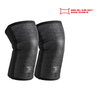 【Mark Bell Sling Shot】極限X護膝套 黑色 Extreme Knee Sleeves(支撐加壓/保暖)