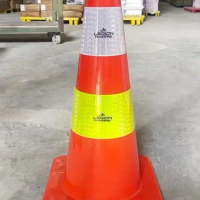 Traffic Cone 70 cm Lentur Kerucut lalu lintas Safety