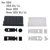 100 set Silicone Protector Cap For New 3DS XL LL for 3DS XL LL for 2DS Cover Anti-dust Plug Card Slot Earphone Jack Cover