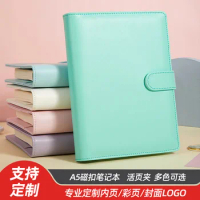 English version of the almanac business A5 loose-leaf notebook imitation leather Notepad custom LOGO planner school supplies