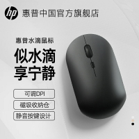 HP惠普無線鼠標靜音男女生可愛辦公商務專用筆記本電腦滑鼠2.4G