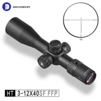 Discovery Compact Optical Sight 3-12X40SF FFP Scope 30mm Locking Turret 1200g Shock-Proof Hunting Spotting Scope For Rifle Air