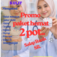 PROMO SALAP RACIK 12gr.2 pot. Salap gatal,Eksim, Scabies, Dermatitis, Psoriasis,Kurap,Jamur,Gatal di