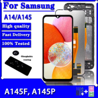 high Quality A14 LCD For Samsung A14 4G LCD A145F A145P A145M Display Touch Screen Digitizer For Samsung A14 LTE LCD