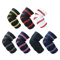Adjustable Elbow Wraps Weightlifting Supportive Elbow Strap Brace Elbow Sleeves Weightlifting Elbow Compression Sleeve