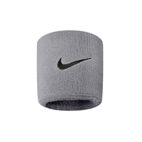 Nike Swoosh [NNN04051OS] 運動 打球 健身 單色 護腕 腕帶 吸濕 排汗 乾爽 彈性 灰