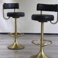 Bar chair high chair household luxury speaker bar stool bar chair rotating bar chair simple Nordic bar stool