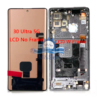 Amoled Original For ZTE Axon 30 Ultra 5G LCD 30Pro 40 ULtra 5G Display Screen Frame Touch Panel For Nubia Z30 Pro Z40 Pro