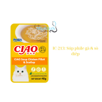 COMBO 10 Gói Pate Ciao cho mèo gói 40g đủ hương vị