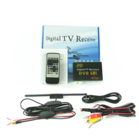 TV Receiver for Car DVB T2 Receiver Box Mobile 1 Antenna 20-60KM/H Digital TV Receiver