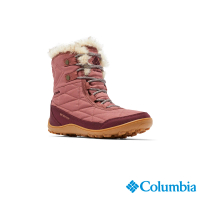 Columbia 哥倫比亞官方旗艦 女款-MINX™Omni-Tech鋁點蓄熱防水高筒雪靴-甜菜根紅(UBL59610IU/HF)