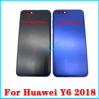 For Huawei Y6 2018 Back Battery Cover Rear Panel Door Housing Case Repair Parts
