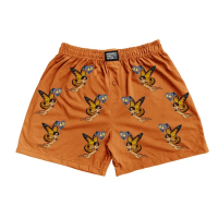 LATFA BOXER ORANGE | BOXER COWOK | CELANA BOXER COWOK |BOXER PRIA | BOXER LAKI LAKI | CELANA PENDEK