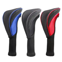 Golf Club Headcover Golf Wood Cover Soft Lining Protect The Club Head Applied Cotton No. 1/3/5 Golf Putter Cover for Golf