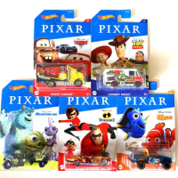 5 Pack Hot Wheels 1:64 Cars Disney Pixar Toy Story Hotwheels Diecast Car Model Diecasts &amp; Toy Vehicles 1/64 Toys for Boys Gifts