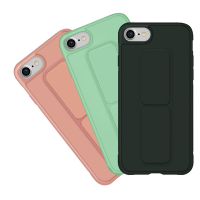 iPhone7 8 強力磁吸純色支架手機保護殼 iPhone7手機殼 iPhone8手機殼 粉色款