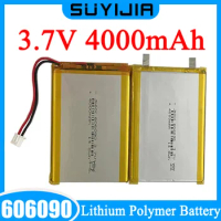 606090 3.7V 4000mAh Battery Rechargeable Lithium Polymer Cells for Powerbank Power Bank Tablet PC Robot LED Fan GPS PSP DVD Toy