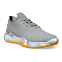 【ecco】M GOLF BIOM H5 健步襪套式真皮防水高爾夫球鞋 男鞋(鴿子灰 13801401539)
