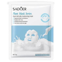 5 PCS SADOER Facial Sheet Mask Masker Wajah Botany and Fruits Skin Care Plant Mask Series 5 PCS GOAT
