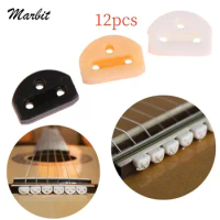 12pcs/set Classical Guitar String Retainer String Guide String Buckle Triple-Cornered Chord Tie for Guitar /Ukulele Accessories